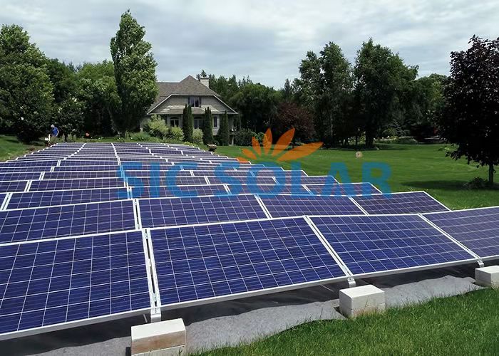 Photovoltaic module ballast racking system