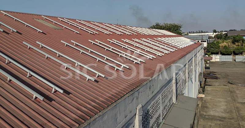 roof solar mounting structure
