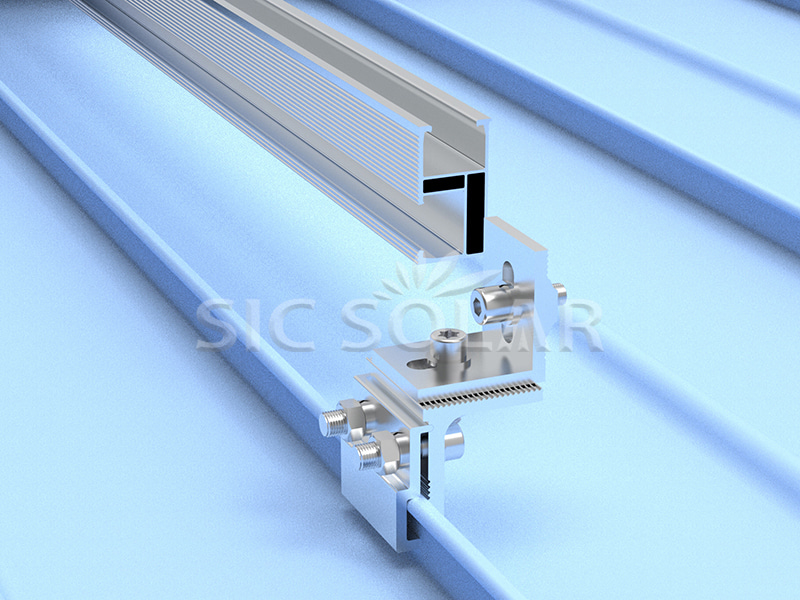solar metal roof mounting system