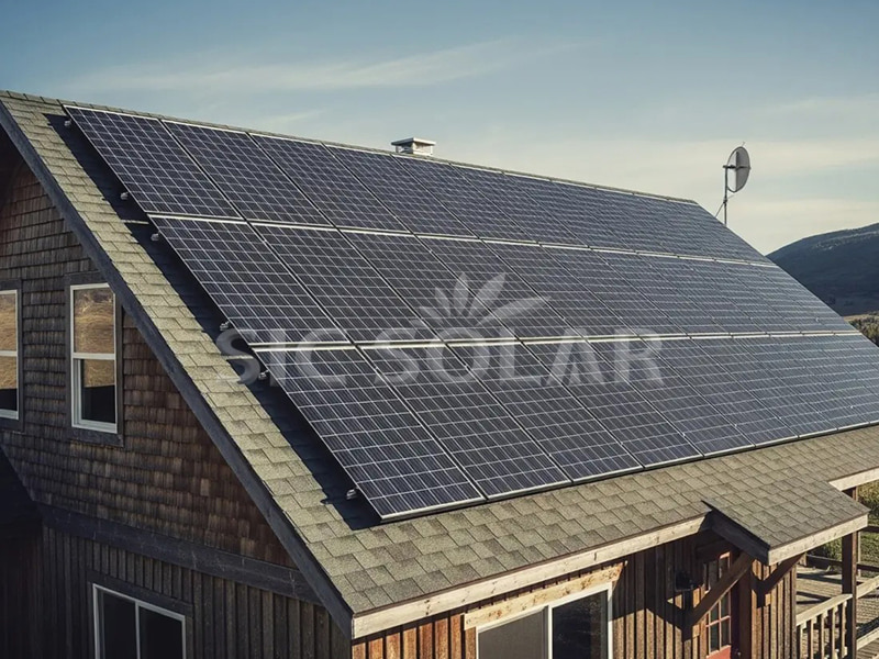 installing solar panels on a slate roof