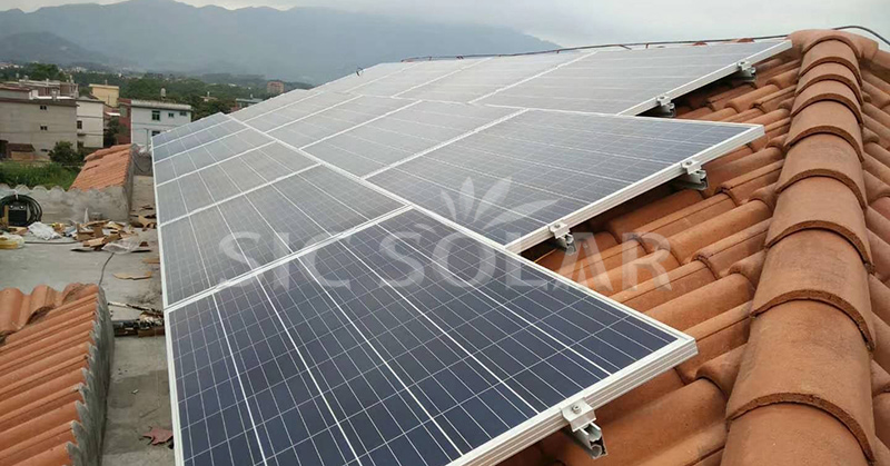 roof mounted solar pv
