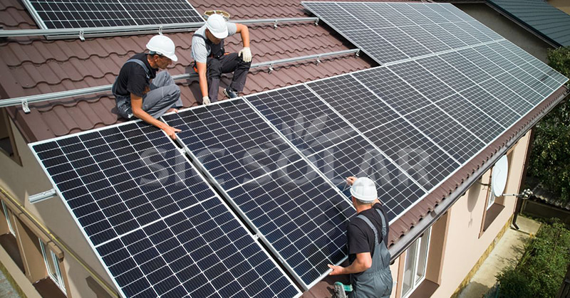 pitched roof installation