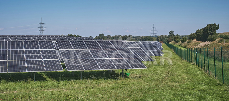 solar panel ground mounting structure