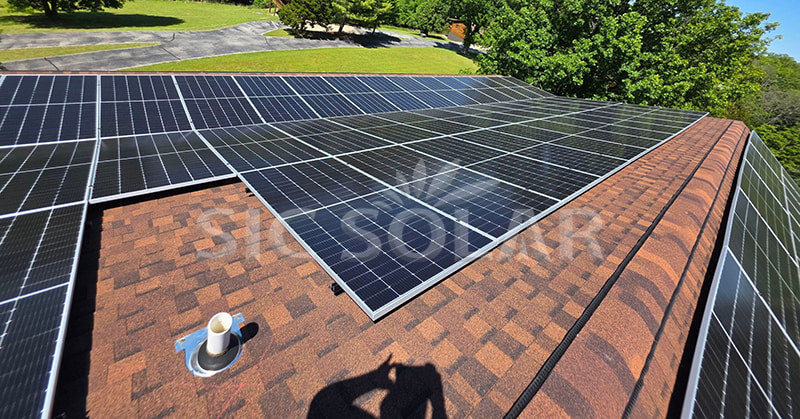 solar tile roof mounting