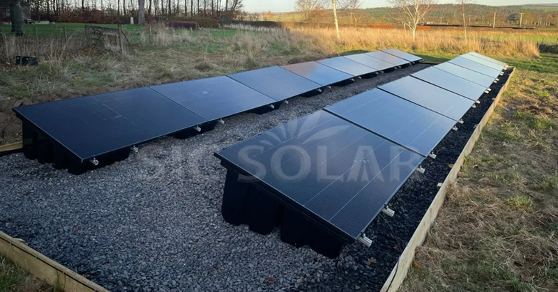 solar ballasted racking
