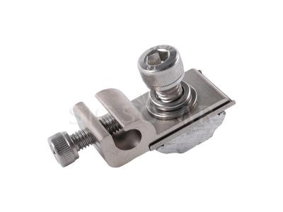 Solar panel grounding lugs