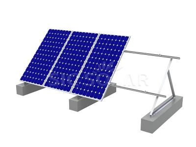 Flat roof solar panel fixing brackets