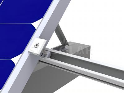 Solar panel adjustable tilt mount