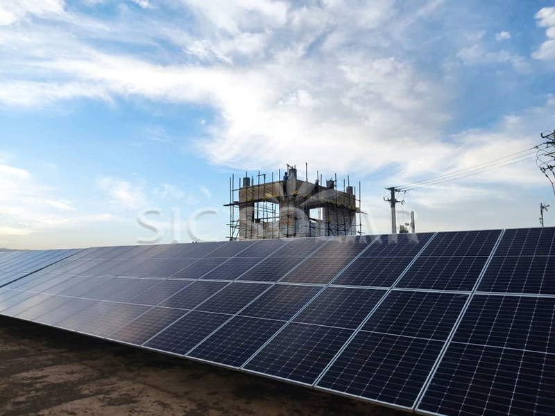 7-MW-Bodenhalterung aus Kohlenstoffstahl im Iran