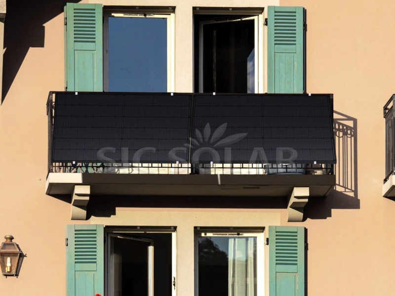 2-kW-Solarpanel-Montagehalterungen für Balkone in Spanien