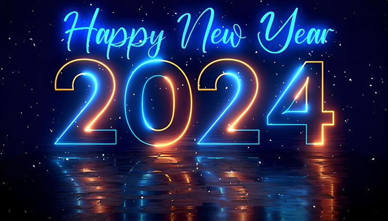 Ankündigung der Neujahrsfeiertage