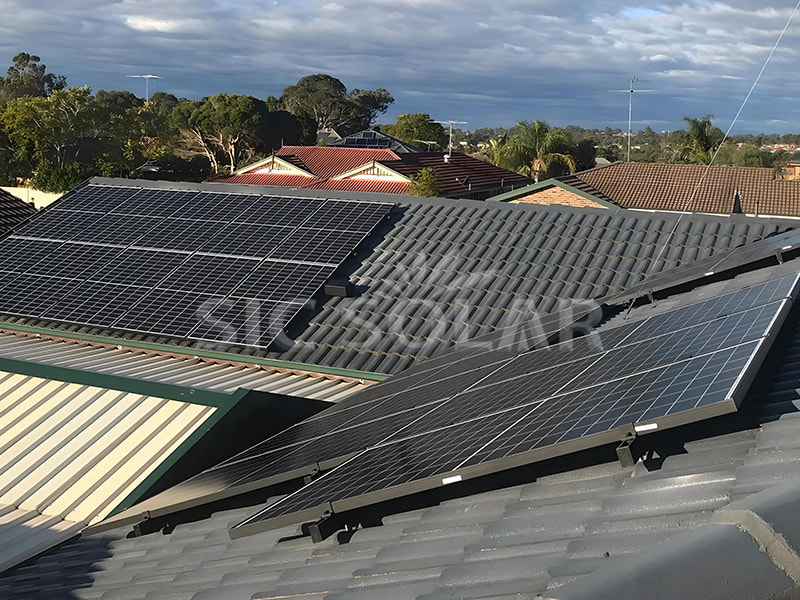 30-kW-Solar-Dachziegel-Solarmontagesystem in Australien