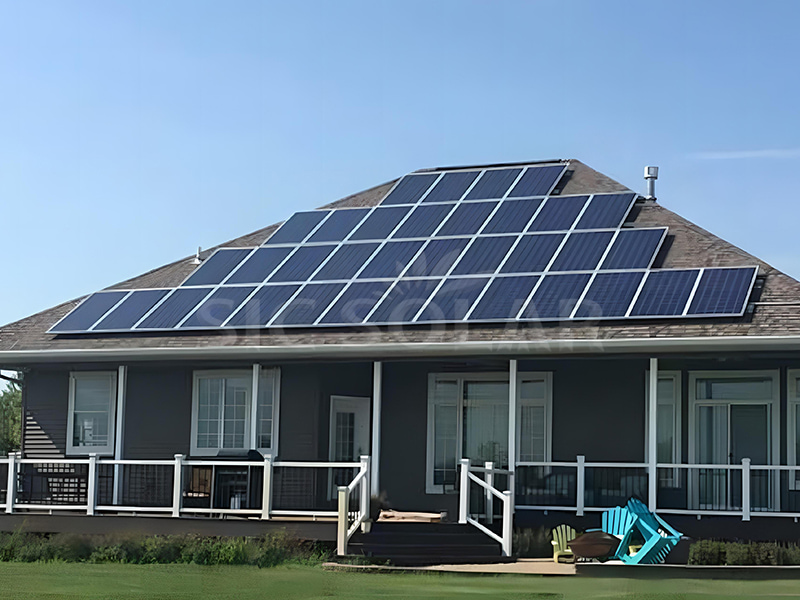 18-kW-Solarmodul-Montagehalterungen für Ziegeldächer in Belgien