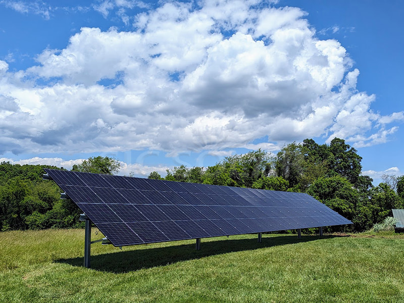 50-kW-PV-Freiflächenanlage aus Kohlenstoffstahl in Thailand