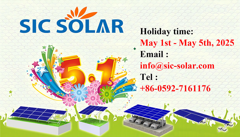 2025 SIC Solar May Day Holiday Notice