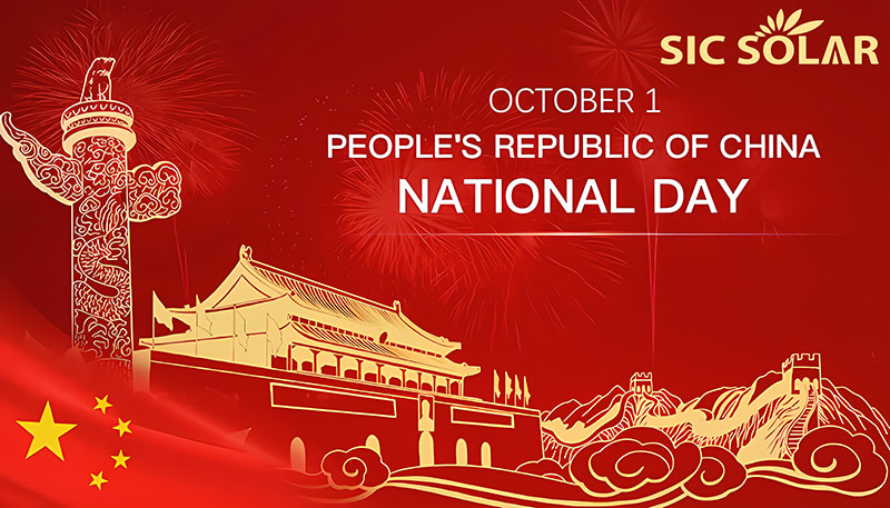 SIC Solar National Day Holiday Notice – 2025