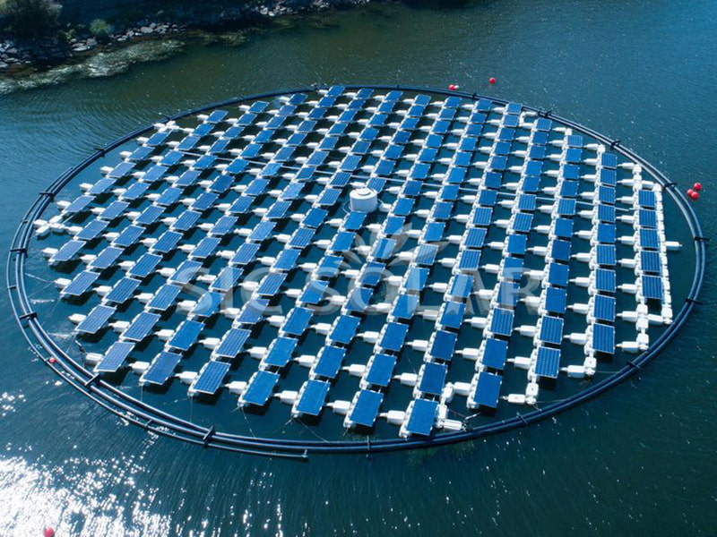 80-kW-Schwimmende-Solarpaneel-Installationssystem in den Niederlanden