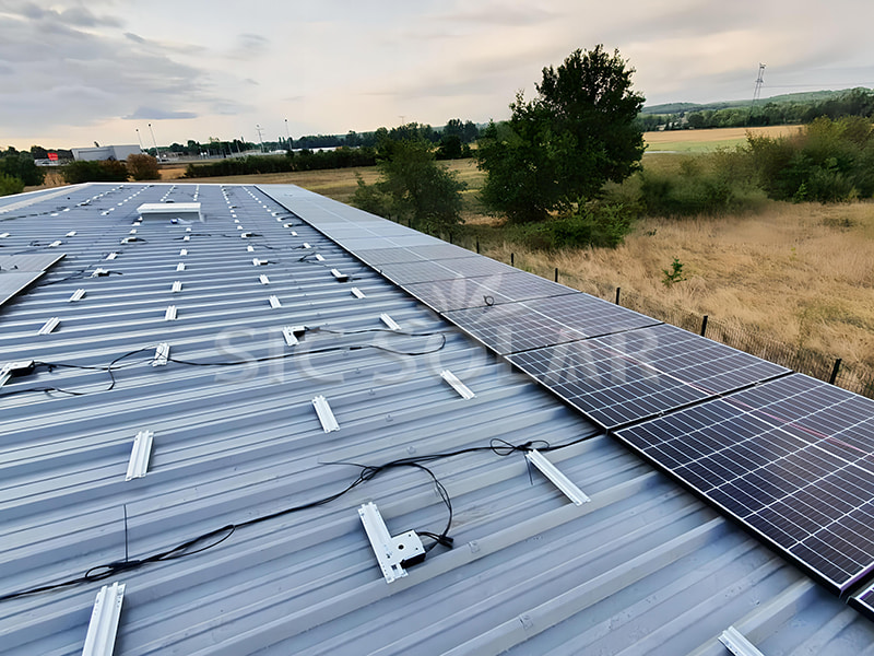 36 kW K2 Mini-Schienen-Solardachhalterung in Frankreich