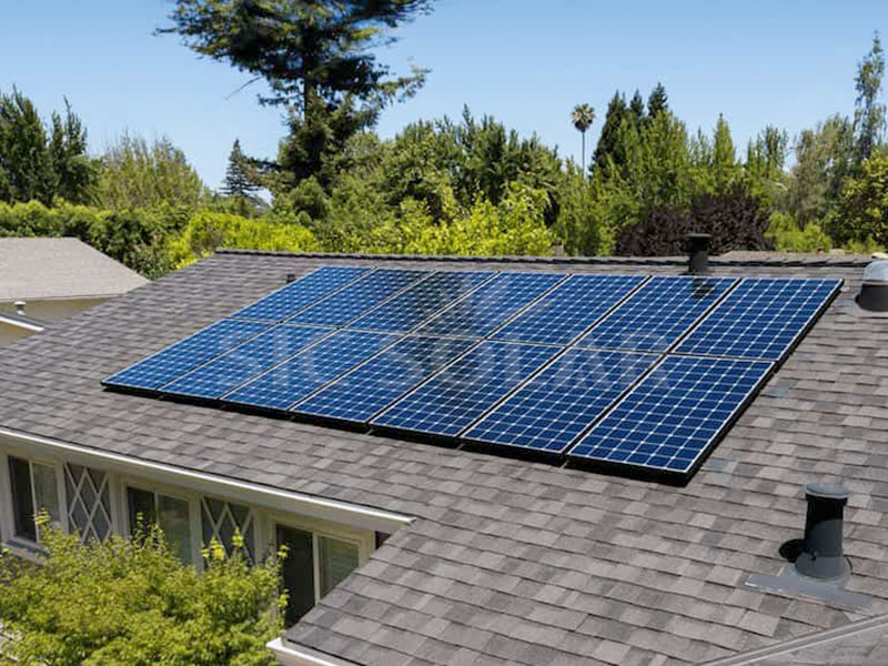 7-kW-Solarmodul-Montagesystem für Schindeldächer in den USA