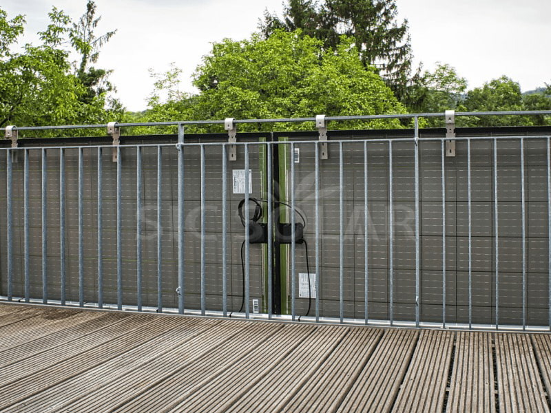 10-kW-Halterungssystem für kleine Balkone in Stadtwohnungen in Rom