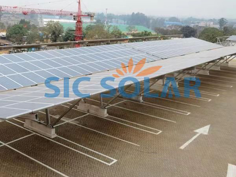 200-kW-Solarcarport-Montagehalterung in Sambia | Sic-solar.com