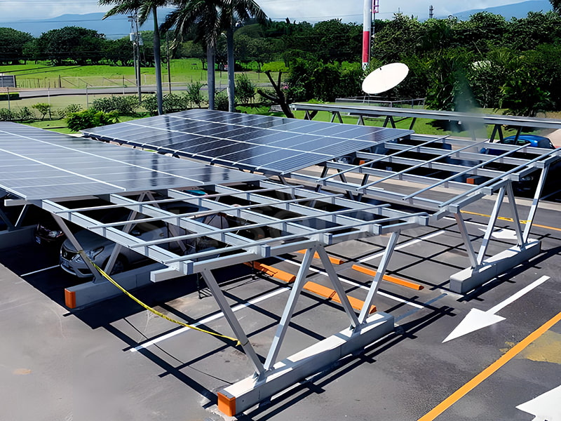 80-kW-Solaranlage für Carports aus Aluminium in den USA