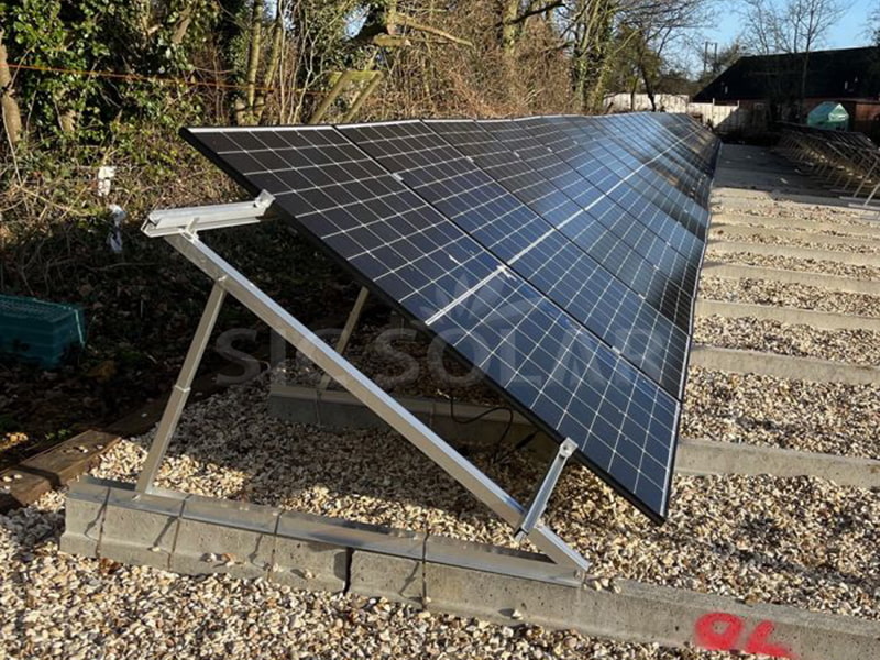 25-kW-Solar-Dreieck-Montagesystem für Boden-/Flachdach