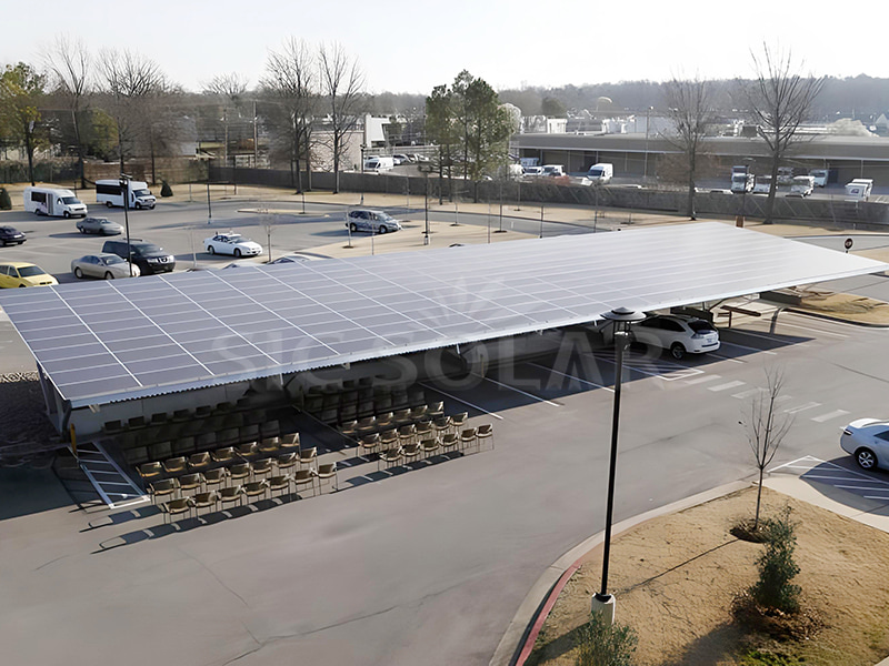 150-kW-Solar-Carport-Montagesystem für Kanada