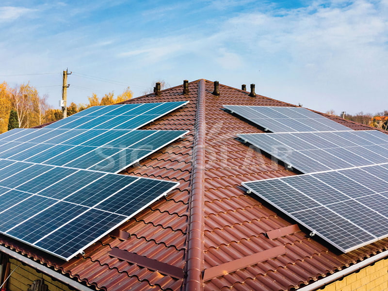 40-kW-Solarpaneele für Keramikziegeldächer in den USA